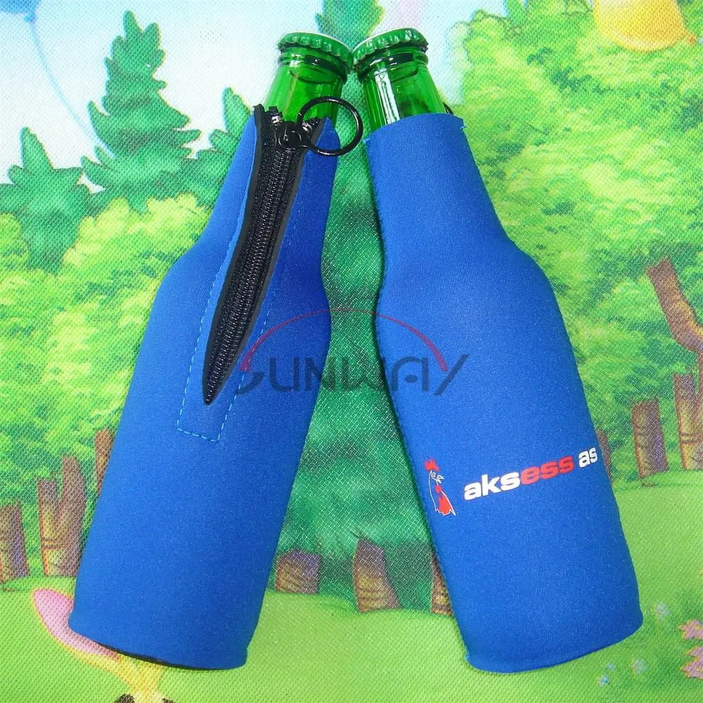 Custom Insulated Neoprene Beverage Beer Drink Bottle Koozie Suit Sleeves (BC0003)
