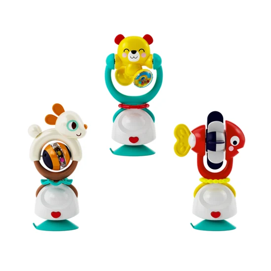 ファクトリー アウトレット フィジェット就学前プラスチック知育玩具 2 in 1 ハイチェアおもちゃベビーガラガラ赤ちゃんのおもちゃ価格ベビーキッズ赤ちゃんのおもちゃ