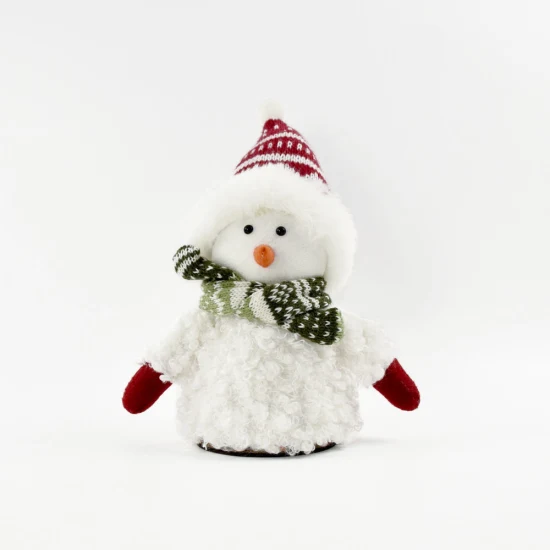 クリスマス工芸品、室内装飾、ギフト、クリスマススウェーデンの赤い雪だるまぬいぐるみ
